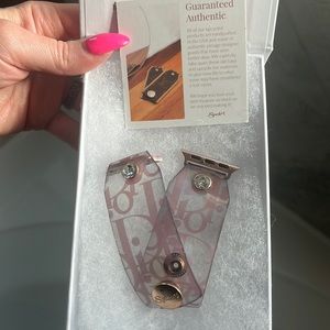 Gorgeous Dior apple custom watch band! #AuthenticDior